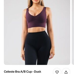 Alphalete Celeste sports bra NWT small dusk